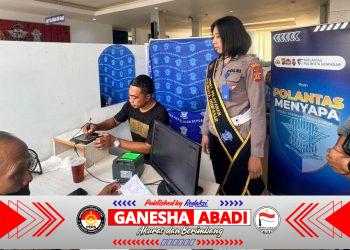 Pendampingan Humanis Satpas SIM Polresta Denpasar, Pemohon Dibantu Saat Pendataan dan Foto SIM