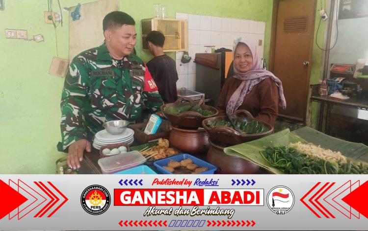 Apa Maksud & Tujuan Babinsa Kratonan Datangi Rumah Makan Nasi Pecel, Inilah Jawabannya