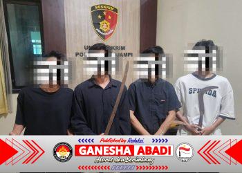 Tindak Tegas Premanisme! Polresta Banyuwangi Amankan Komplotan Pemuda Bersajam di Blimbingsari
