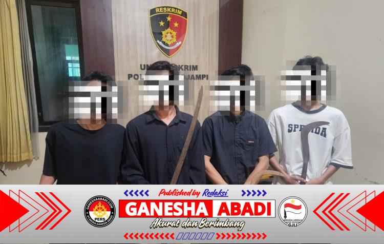 Tindak Tegas Premanisme! Polresta Banyuwangi Amankan Komplotan Pemuda Bersajam di Blimbingsari
