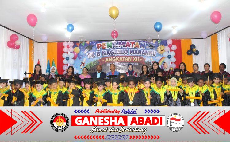 Kodim 1714/PJ dan Ibu Persit Hadiri Penyerahan Serta Penamatan Siswa TK B Nagalo Marannu Angkatan XII Tahun Pelajaran 2025/2026