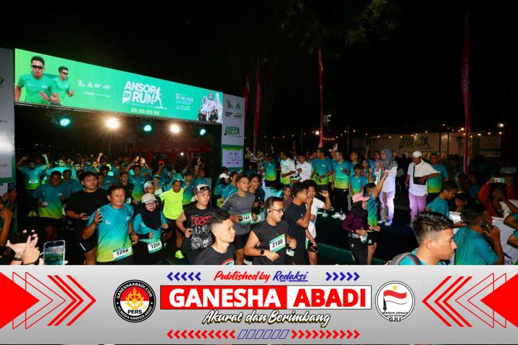 Ansor Night Fun Run, Ratusan Pelari Susuri Jejak Sejarah Berdirinya Ansor Banyuwangi