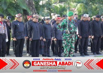 Kasdim 0825/Banyuwangi Hadir di Momen Sakral Hari Lahir Pancasila, Pesan Persatuan Menggema dari Halaman Kantor Bupati