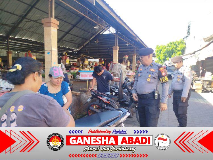 Polsek Denpasar Timur Intensifkan KRYD dan Cooling System di Pasar Biaung, Cegah Premanisme dan Gangguan Kamtibmas