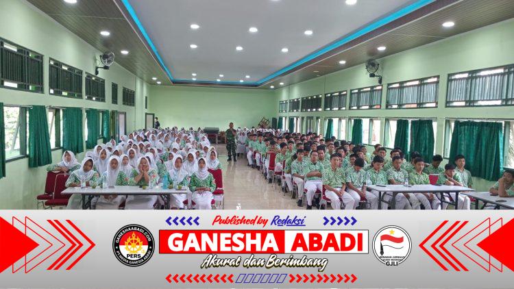 Tanamkan Jiwa Nasionalisme Sejak Dini, Koramil Teras Gembleng Pelajar SMAN 1 Teras dengan Wawasan Kebangsaan