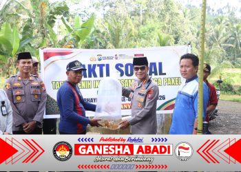 Ribuan Benih Ikan Mengalir di Desa Pakel Banyuwangi Jelang Hari Bhayangkara ke-80