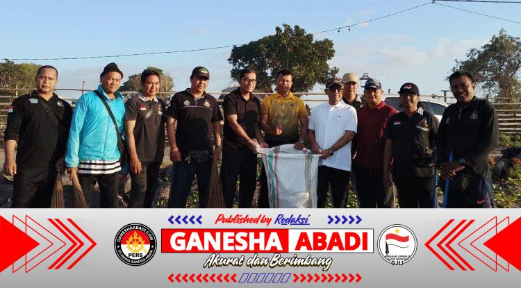 Kapolsek Dentim Hadiri Aksi Bersih-Bersih Pantai Padang Galak dalam Peringatan Hari Lingkungan Hidup Sedunia
