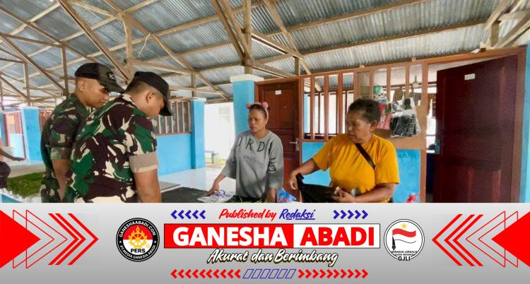 Dari Pasar Supiori, Menggerakkan Kesejahteraan Masyarakat! Langkah Nyata Prajurit Yonif TP 859/RBK Menguatkan Ekonomi di Kabupaten Supiori Papua