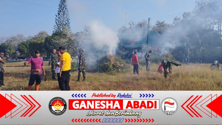 Karya Bakti Gerakan Indonesia ASRI di Giritontro, Wujud Nyata Kepedulian Lingkungan Serta Kebersamaan Aparat Dan Warga
