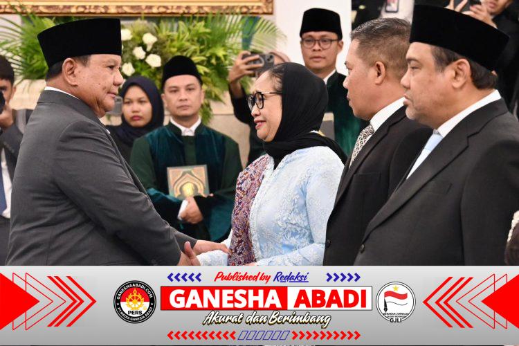 Panglima TNI Hadiri Pelantikan Kepala BGN serta Penasihat Khusus Presiden