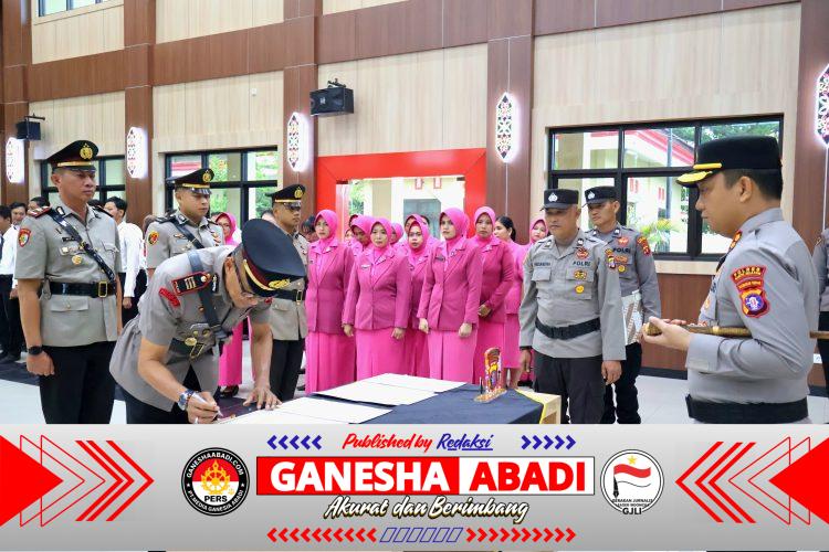 Regenerasi Kepemimpinan, Kapolres Barsel Pimpin Sertijab Pejabat Utama dan Kapolsek