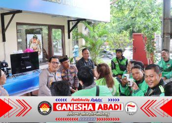 Ngopi Kamtibmas Bersama Komunitas Ojol, Kapolresta Denpasar Ajak Jaga Keamanan Kota