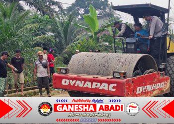 Konsisten Berbuat Baik, Kapolda Sumsel Perintahkan Polres Musi Rawas gandeng Nahdlatul Ulama Perbaiki Jalan Berlubang di Megang Sakti,,