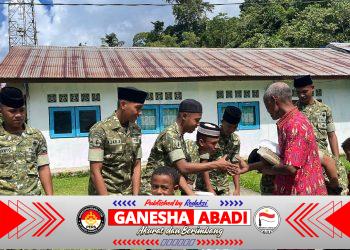 Di Balik Program Kasih Minggu Yonif TP 859/RBK, Ada Kepedulian yang Menyentuh Hati masyarakat supiori