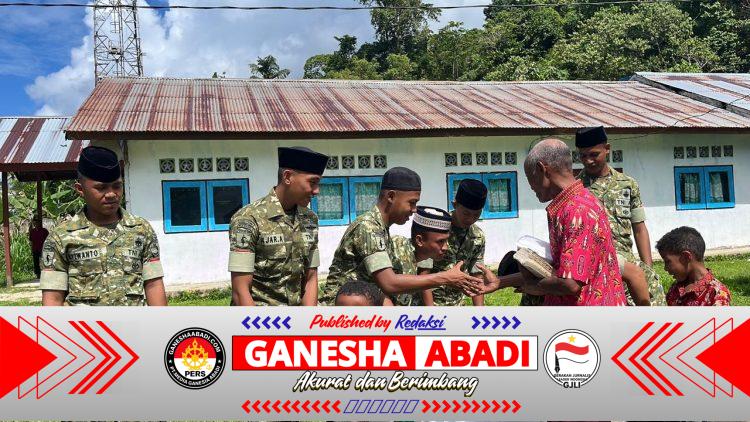 Di Balik Program Kasih Minggu Yonif TP 859/RBK, Ada Kepedulian yang Menyentuh Hati masyarakat supiori
