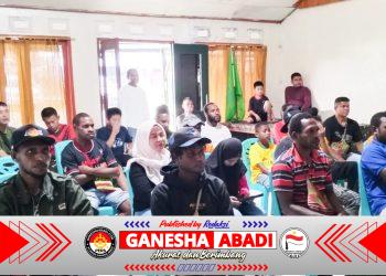 Nobar Piala Dunia dan Makan Bersama, Koramil 1710-02/Timika Perkuat Kemanunggalan TNI-Rakyat