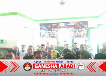 TNI dan Warga Sragen Nobar Piala Dunia 2026, Pererat Kebersamaan dan Silaturahmi