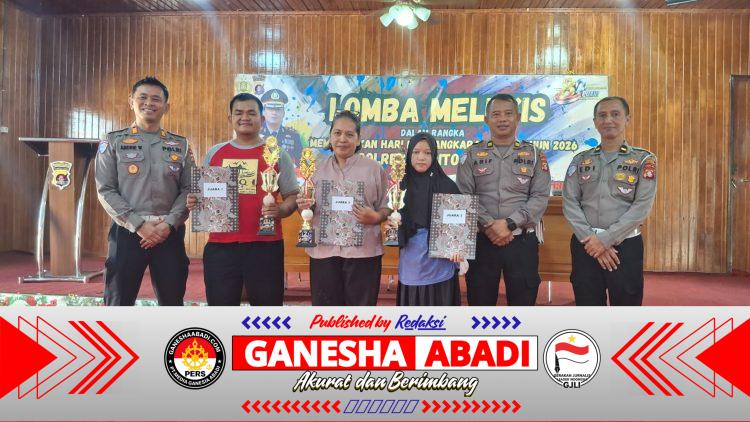 Polres Barsel Adakan Lomba Melukis Dalam Rangka HUT Bhayangkara Ke-80 Tahun 2026.