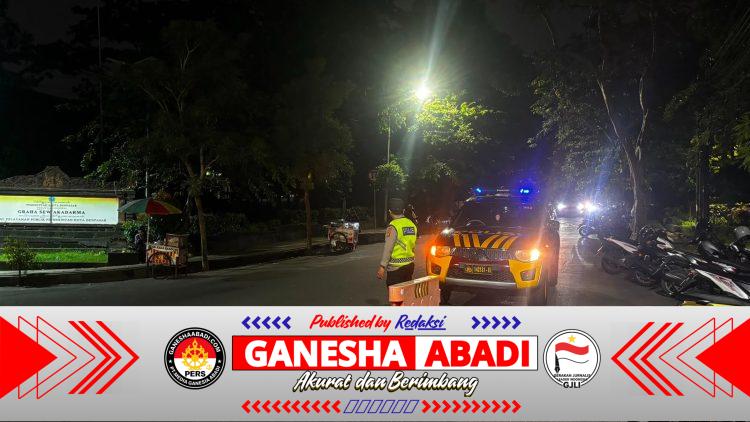 Patroli Subuh Blue Light Patrol Polsek Denpasar Utara Jaga Situasi Kamtibmas