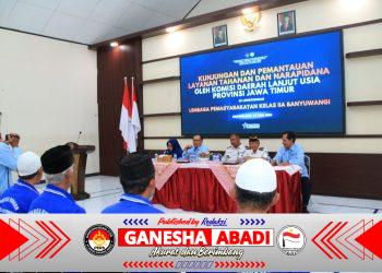 Komda Lansia Jawa Timur Apresiasi Layanan Humanis bagi Warga Binaan Lanjut Usia di Lapas Banyuwangi
