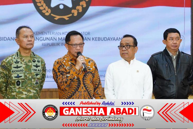 Wakil Ketua I Satgas PRR Letjen TNI Richard Tampubolon dampingi Ketua Satgas : Satgas PRR Minta K/L dan Pemda Tancap Gas Pemulihan Permanen