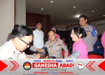 Polres Barsel Gelar Donor Darah dalam Rangka HUT Bhayangkara ke 80 Polri Untuk Masyarakat.