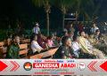 Warga Aminweri Berkumpul di Yonif TP 859/RBK Menikmati Momen Kebersamaan Nobar Piala Dunia yang Tak Terlupakan