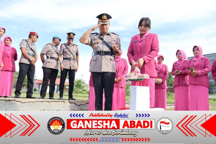 Polres Barsel Laksanakan Ziarah dan Tabur Bunga di Makam Pahlawan Abdi Kencana Dalam rangka HUT Bhayangkara ke 80