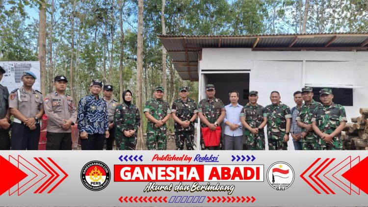 Dandim 0825/Banyuwangi Dampingi Tim Pengawas Kemhan Tinjau Pembangunan Batalyon TP di Purwoharjo