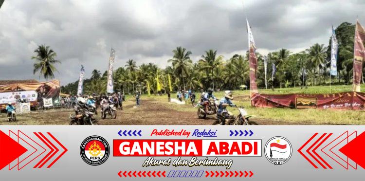 HUT Bhayangkara Ke-80 Polresta Banyuwangi Gelar Motocross “Kapolresta Cup II” Manol Gabah, Padukan Olahraga dan Budaya Tani