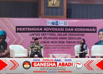 Pemkot Surabaya Gandeng MUI kota Surabaya Sukseskan Bulan Imunisasi Anak Sekolah