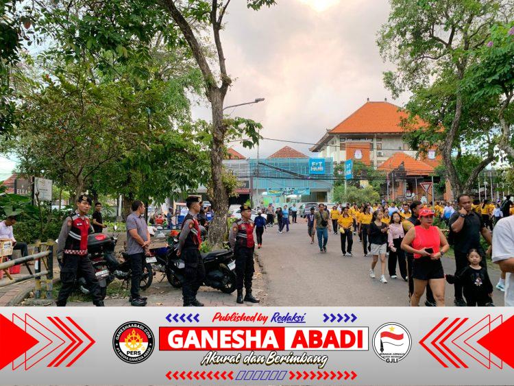 Jaga Situasi Kamtibmas, Unit Turjawali Sat Samapta Polresta Denpasar Laksanakan Patroli Dialogis Sambangi Tempat Keramaian