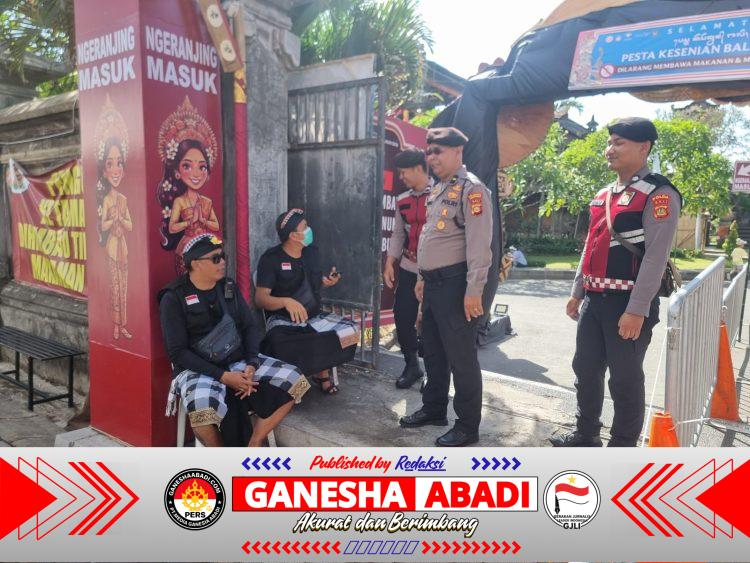 Patroli Dialogis di Areal PKB XLVIII Tahun 2026, Kapolsek Dentim Ajak Masyarakat Bersama Jaga Keamanan