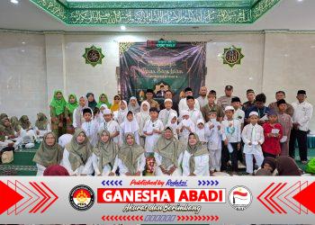 Pererat Silaturahmi, Bhabinkamtibmas Kel. Dangin Puri Hadiri Tasyakuran Tahun Baru Hijriyah 1448 H