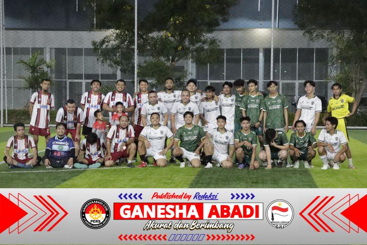 Pemuda LDII dan Pemuda Muhammadiyah Gresik Perkuat Silaturahim Lewat Fun Football