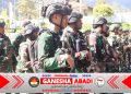 Kodim 1714/Puncak Jaya dan Polri Laksanakan Patroli Cipta Kondisi Kabupaten Puncak Jaya Dalam Kondisi Aman