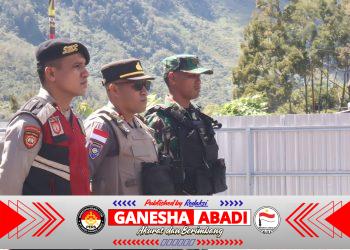 Kodim 1714/Puncak Jaya dan Polri Laksanakan Patroli Cipta Kondisi Kabupaten Puncak Jaya Dalam Kondisi Aman
