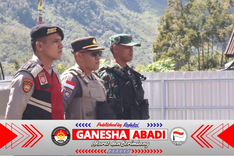 Kodim 1714/Puncak Jaya dan Polri Laksanakan Patroli Cipta Kondisi Kabupaten Puncak Jaya Dalam Kondisi Aman