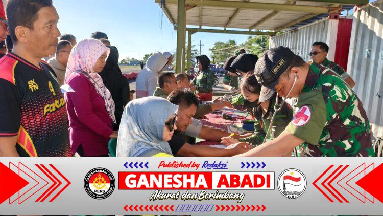 Kodim 0724/Boyolali Gelar Bakti Kesehatan Gratis, Wujud Nyata Kepedulian TNI terhadap Kesehatan Masyarakat