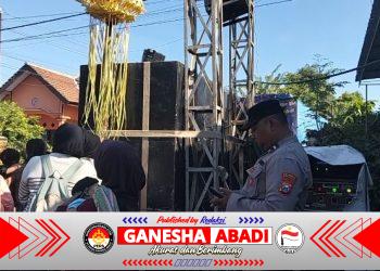 Polsek Kabat Amankan Hiburan Jaranan di Siang Hari, Cegah Potensi Bentrok Antar Remaja