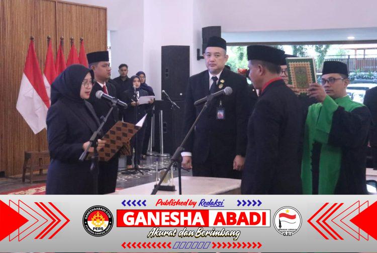 Bupati Ipuk Lantik Suyanto Waspo Tondo Wicaksono Sebagai Sekda Banyuwangi