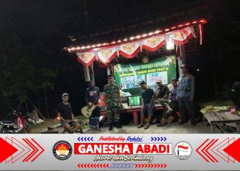 Cegah Gangguan Kamtibmas Babinsa Laksanakan Patroli Malam