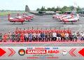 Open Base Jupiter Aerobatic Team di Lanud Sjamsudin Noor, Disambut Meriah Ribuan Warga Banua Padati Apron