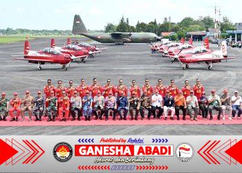 Open Base Jupiter Aerobatic Team di Lanud Sjamsudin Noor, Disambut Meriah Ribuan Warga Banua Padati Apron