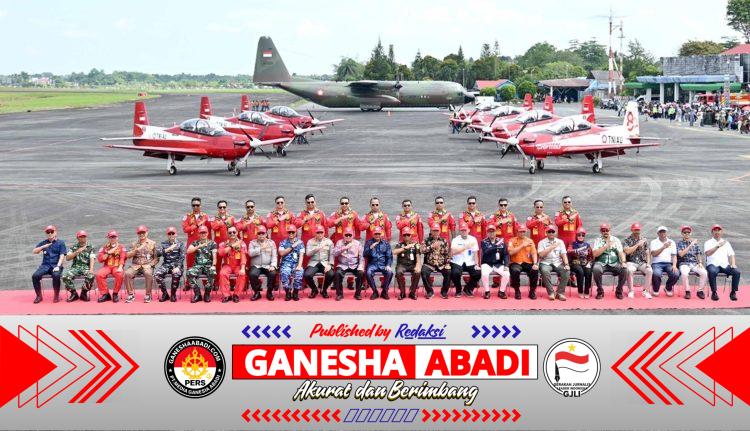 Open Base Jupiter Aerobatic Team di Lanud Sjamsudin Noor, Disambut Meriah Ribuan Warga Banua Padati Apron