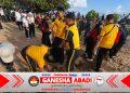 Sinergi TNI-Polri, Pemerintah dan Masyarakat Warnai Aksi Bersih Lingkungan di Pantai Samuh Kuta Selatan
