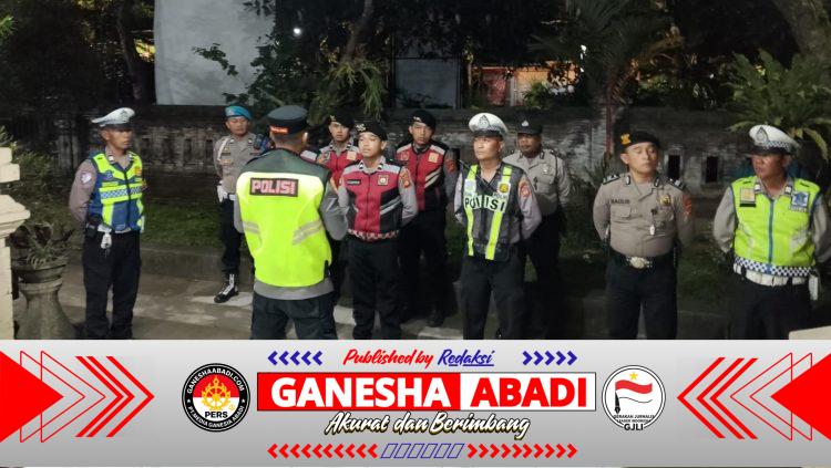 Kapolsek Dentim Pimpin Patroli Skala Besar, Antisipasi Kejahatan Jalanan dan Balap Liar