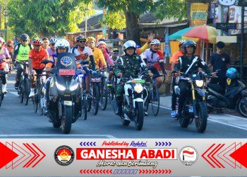 Kodim Sragen gelar fun bike dan senam sehat berhadiah sepeda motor
