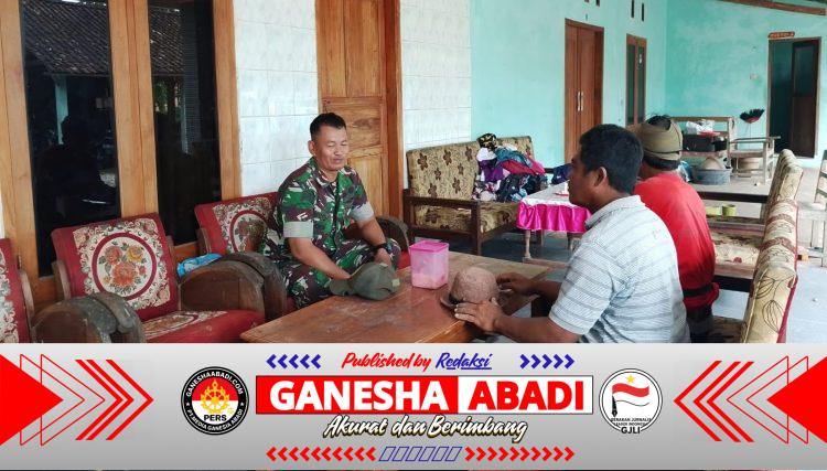 Babinsa Pererat Kebersamaan dengan Warga, Suasana Hangat Jadi Sorotan