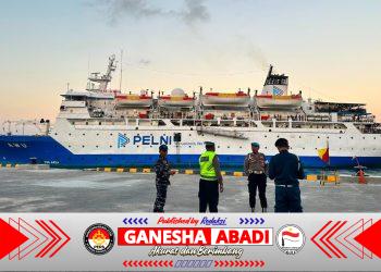 Pengamanan, KM AWU Bertolak dari Pelabuhan Benoa Menuju Surabaya dengan Aman dan Lancar
